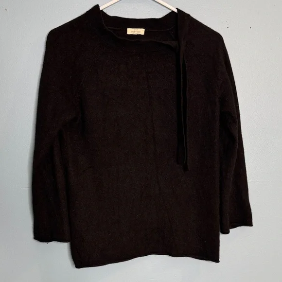 J.CREW- Elegant Black Women's 100% Cashmere Sweater - Picture 3 of 6